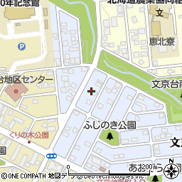 北海道江別市文京台南町5周辺の地図