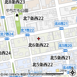 セブンイレブン札幌北６条店周辺の地図