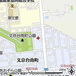北海道江別市文京台南町24周辺の地図
