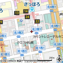 リパーク札幌北３西２駐車場周辺の地図