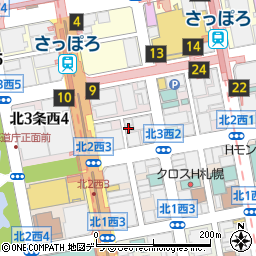 ワタベウェディング株式会社　札幌店 周辺の地図