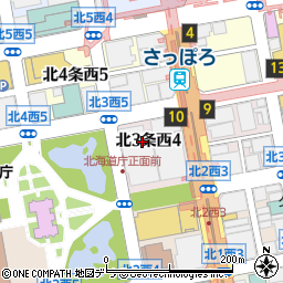 ａｕショップ　札幌駅前通周辺の地図