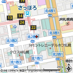リッチモンドホテル札幌駅前周辺の地図