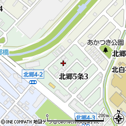 フジプラント株式会社札幌支店周辺の地図