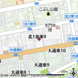 株式会社山口忠兵衛商店　札幌支店周辺の地図