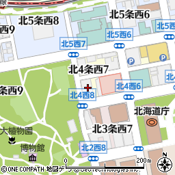北海道札幌市中央区北４条西7丁目5周辺の地図