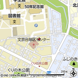 江別市役所健康福祉部　森の子児童センター周辺の地図