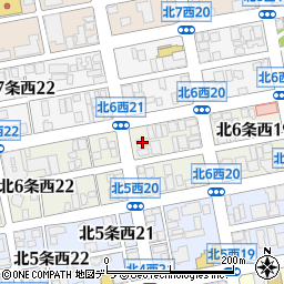 ローソン札幌北６条西二十丁目店周辺の地図
