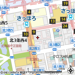 みずほ信託銀行札幌支店周辺の地図
