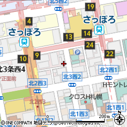 大同生命保険株式会社　北海道支社周辺の地図