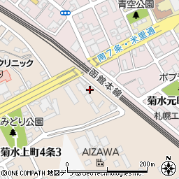 有限会社札幌クリーン周辺の地図