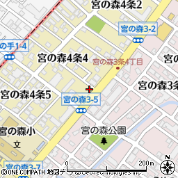 ヴェロ宮の森周辺の地図