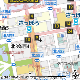 全国信用協同組合連合会札幌支店周辺の地図