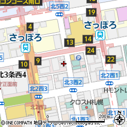 ブランクリニック　札幌院周辺の地図