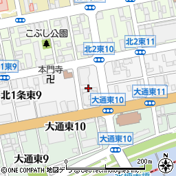 北海道札幌市中央区北１条東周辺の地図