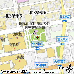 永山記念公園周辺の地図