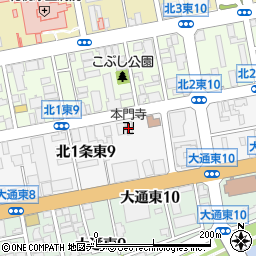 本門寺周辺の地図