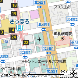 ＡＮＡクラウンプラザホテル札幌周辺の地図