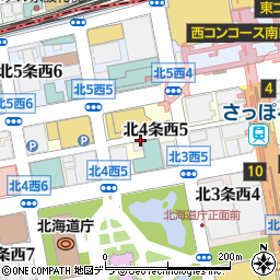 北海道札幌市中央区北４条西5丁目周辺の地図