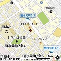 ファミリーマート札幌菊水元町２条店周辺の地図