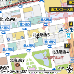 全労済　北海道推進本部共済ショップ札幌駅前店周辺の地図