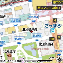 大樹生命札幌共同ビル駐車場 高さ160cm以下【土日祝】7:30～22:00周辺の地図