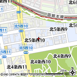 札幌富国株式会社　北５条営業所ＬＰスタンド周辺の地図