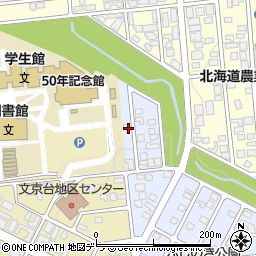北海道江別市文京台南町2周辺の地図