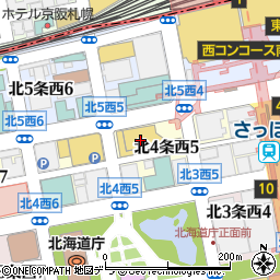 ＮＰＤソラリア西鉄ホテル札幌駐車場周辺の地図