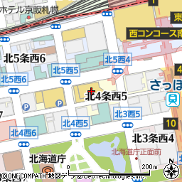 日産レンタカー札幌駅南口アスティ店周辺の地図