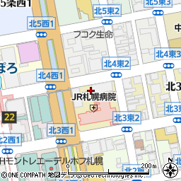 そば処 札幌JR病院前信州庵周辺の地図