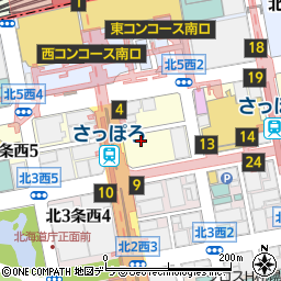 佐藤水産株式会社　札幌駅前本店周辺の地図