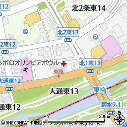 渡辺パイプ株式会社　北海道支店周辺の地図