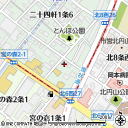 札幌建具木工会館周辺の地図