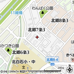 ドクターベルツ化粧品・オフィス札幌店周辺の地図