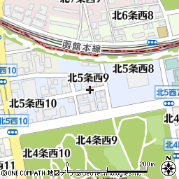株式会社三工社　札幌営業所周辺の地図