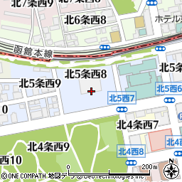 北海道札幌市中央区北５条西8丁目周辺の地図
