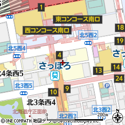 楽蔵 RAKUZO 札幌駅前店周辺の地図