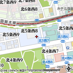 北海道札幌市中央区北５条西8丁目1周辺の地図