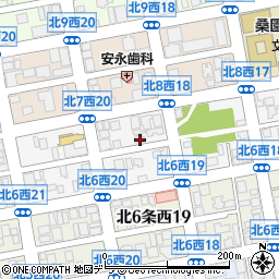 北海道札幌市中央区北７条西19丁目1-11周辺の地図