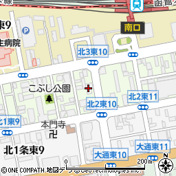 株式会社ササキ　札幌デザインテント部周辺の地図
