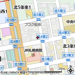 ニッポンレンタカー札幌駅東営業所周辺の地図
