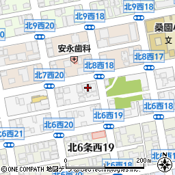 北海道札幌市中央区北７条西19丁目1-3周辺の地図