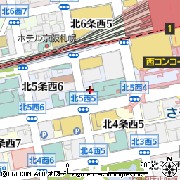 札幌国際観光株式会社　センチュリーロイヤルホテル・日本料理・北の路周辺の地図