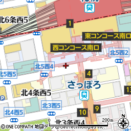 札幌大丸　ベベコーナー周辺の地図