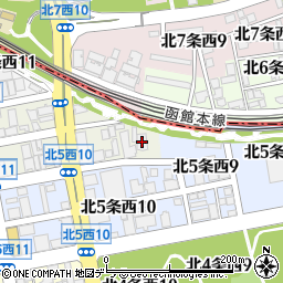 ミラバ札幌中央周辺の地図