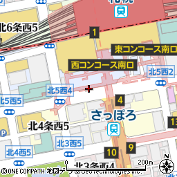 コンパル大丸札幌周辺の地図