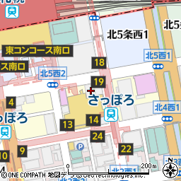 串鳥 札幌駅前店周辺の地図