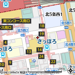 セブンイレブン札幌駅バスターミナル前店周辺の地図