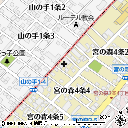 シャーメゾン森の家周辺の地図